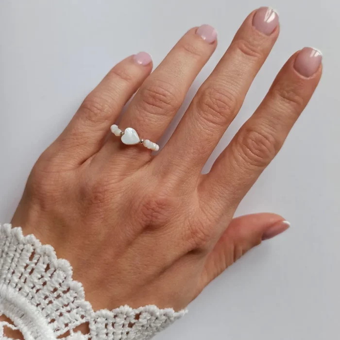 Pierścionek serce mazu jewellery