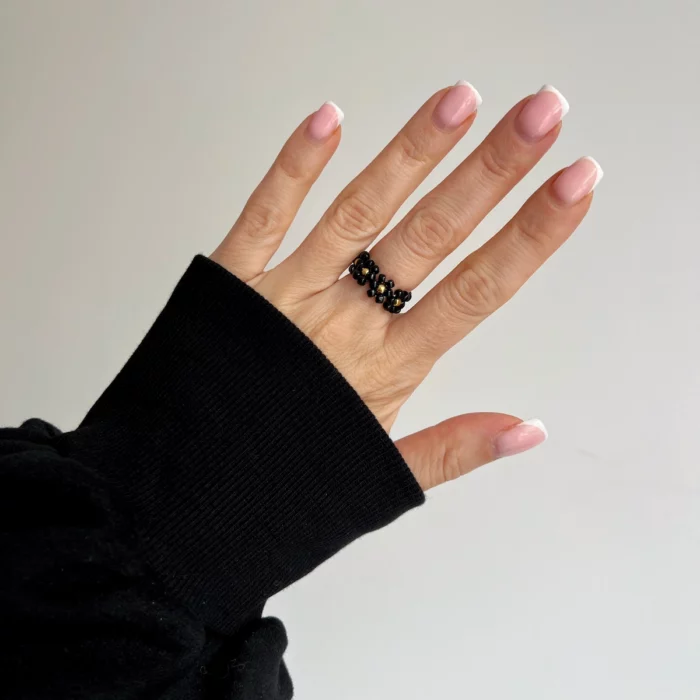 pierścionek stokrotka mazu jewellery