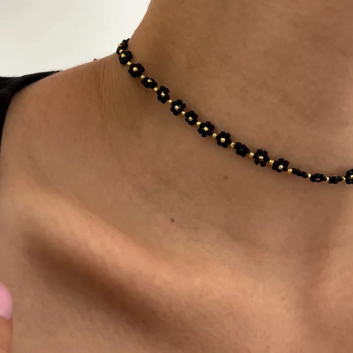choker stokrotka mazu jewellery