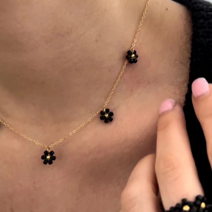 łańcuszek ze stokrotkami mazu jewellery