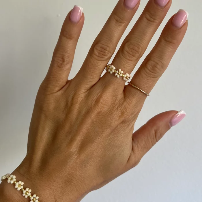 stokrotka pierścionek mazu jewellery