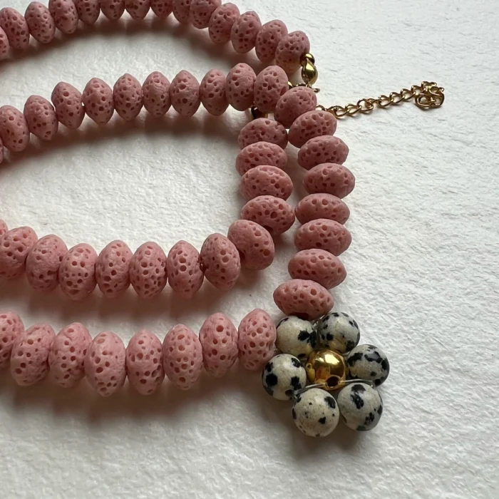 CHOKER LAWA PINK