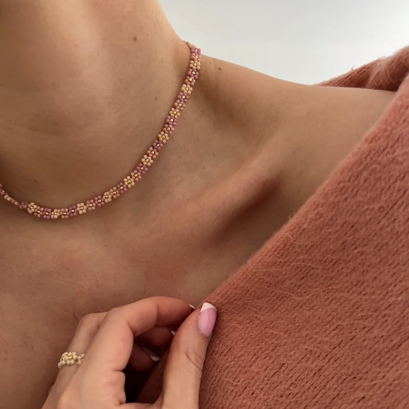 choker stokrotki mazu jewellery